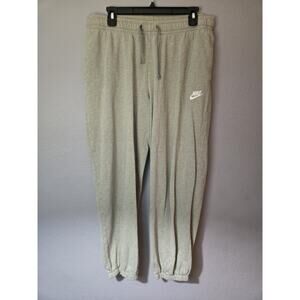 Nike Women's Size Large Fleece Joggers Green